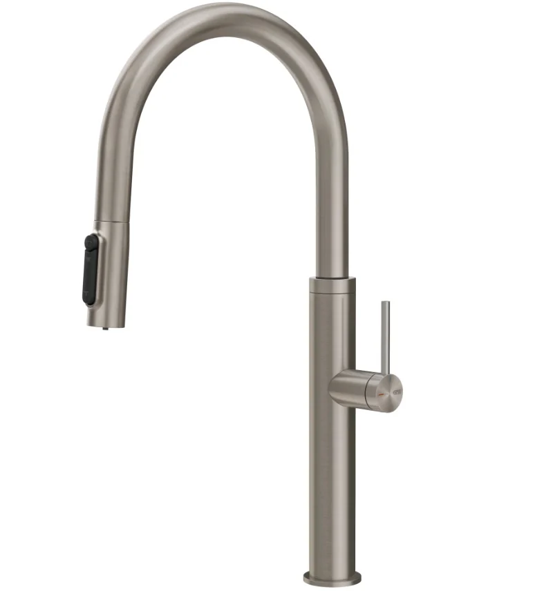 Смеситель для кухни, Gessi, Flessa, цвет-Steel Brushed