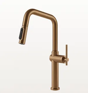 Смеситель для кухни, Gessi, Habito, цвет-Warm Bronze Brushed PVD — иконка