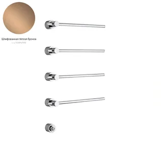 Полотенцесушитель, Margaroli, Sole, шгв 368*93*845, Box, цвет-Warm Bronze Brushed PVD