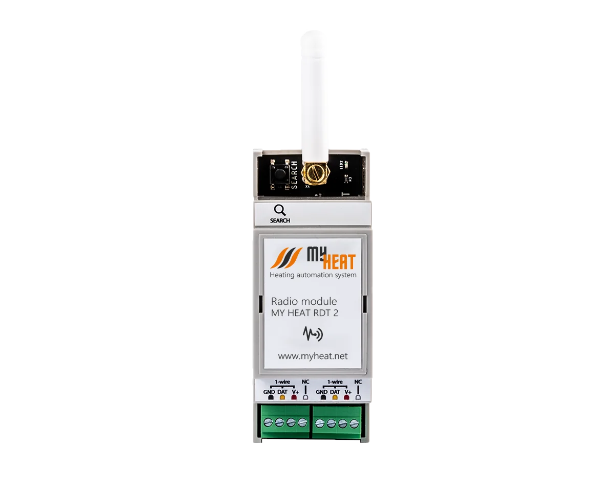 Радиомодуль, MyHeat, RDT 2, для взаимодействия с беспроводными датчиками и устройствами MyHeat
