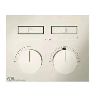 Смеситель для душа, Gessi, HI-FI, на 2 потребителя, цвет-Nickel PVD