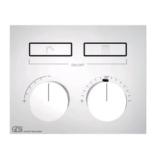 Смеситель для душа, Gessi, HI-FI, на 2 потребителя, цвет-Warm Bronze Brushed PVD