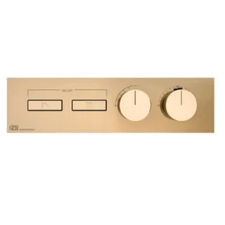 Смеситель для душа, Gessi, HI-FI, на 2 потребителя, цвет-Warm Bronze PVD — иконка