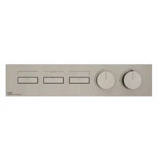 Смеситель для душа, Gessi, HI-FI, на 3 потребителя, цвет-Finox Brushed Nickel — иконка