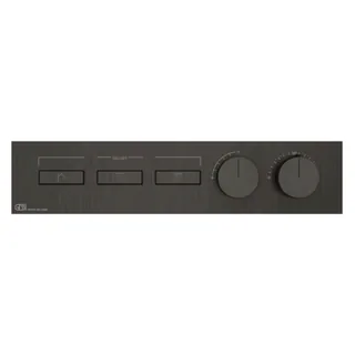 Смеситель для душа, Gessi, HI-FI, на 3 потребителя, цвет-Black Metal Brushed PVD