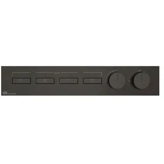 Смеситель для душа, Gessi, HI-FI, на 4 потребителя, цвет-Black Metal Brushed PVD