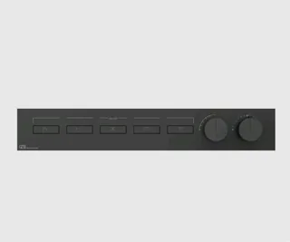 Смеситель для душа, Gessi, HI-FI, на 5 потребителей, цвет-черный матовый — иконка
