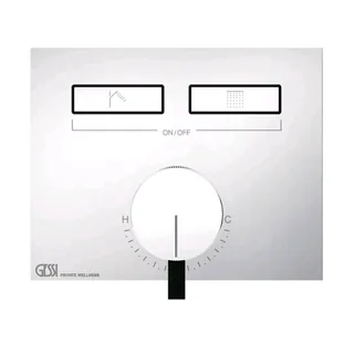 Смеситель для душа, Gessi, HI-FI, на 2 потребителя, цвет-хром