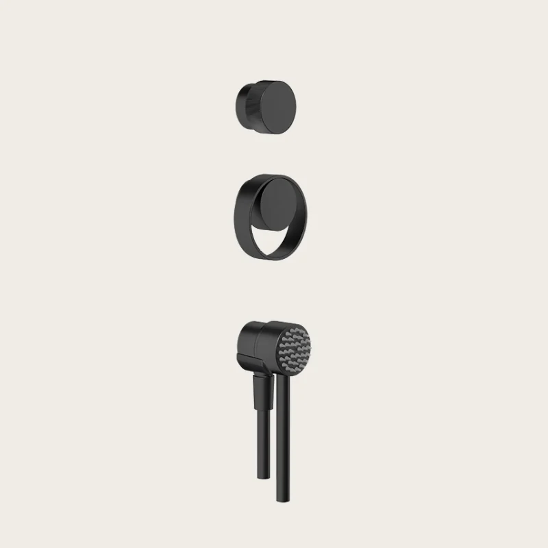 Душевой набор, Gessi, Outdoor, цвет-черный матовый