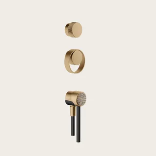 Душевой набор, Gessi, Outdoor, цвет-Warm Bronze Brushed PVD