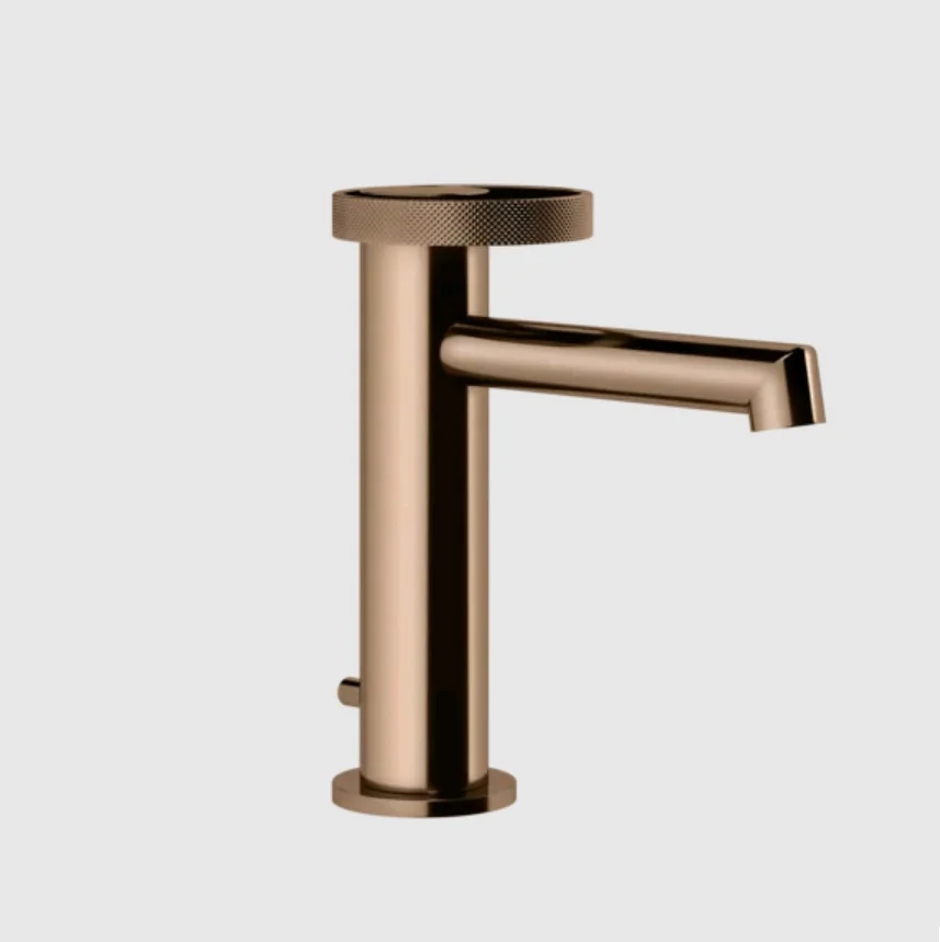 Смеситель для раковины, Gessi, Anello, цвет-Copper PVD