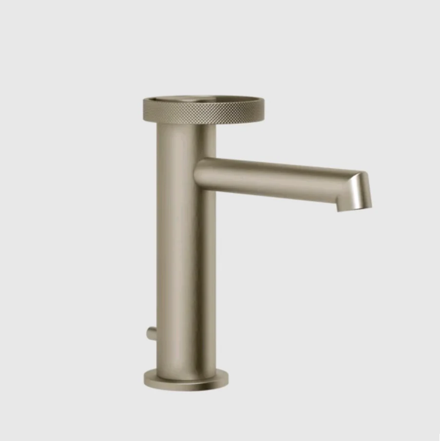 Смеситель для раковины, Gessi, Anello, цвет-Finox Brushed Nickel