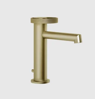 Смеситель для раковины, Gessi, Anello, цвет-Brushed Brass PVD