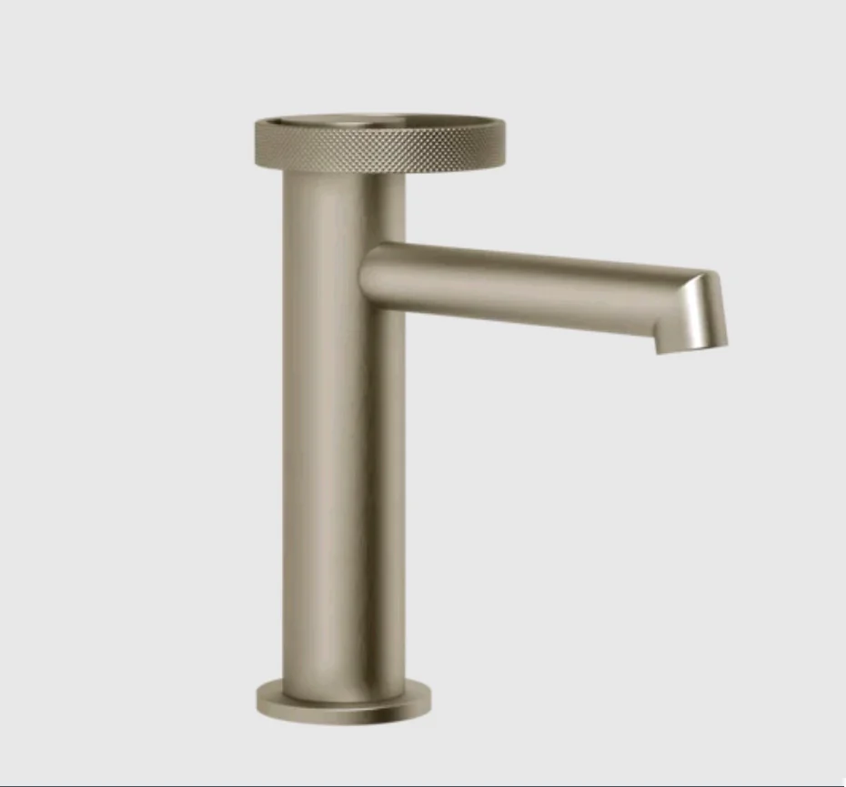 Смеситель для раковины, Gessi, Anello, цвет-Finox Brushed Nickel