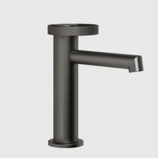 Смеситель для раковины, Gessi, Anello, цвет-Black Metal Brushed PVD