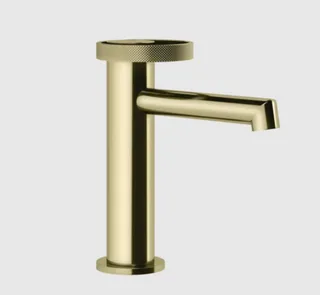 Смеситель для раковины, Gessi, Anello, цвет-Brass PVD