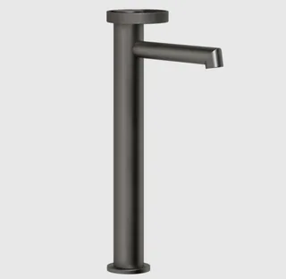 Смеситель для раковины, Gessi, Anello, цвет-Black Metal Brushed PVD