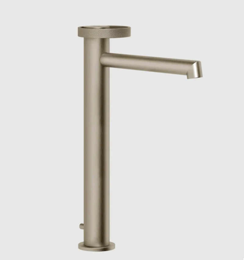 Смеситель для раковины, Gessi, Anello, цвет-Finox Brushed Nickel