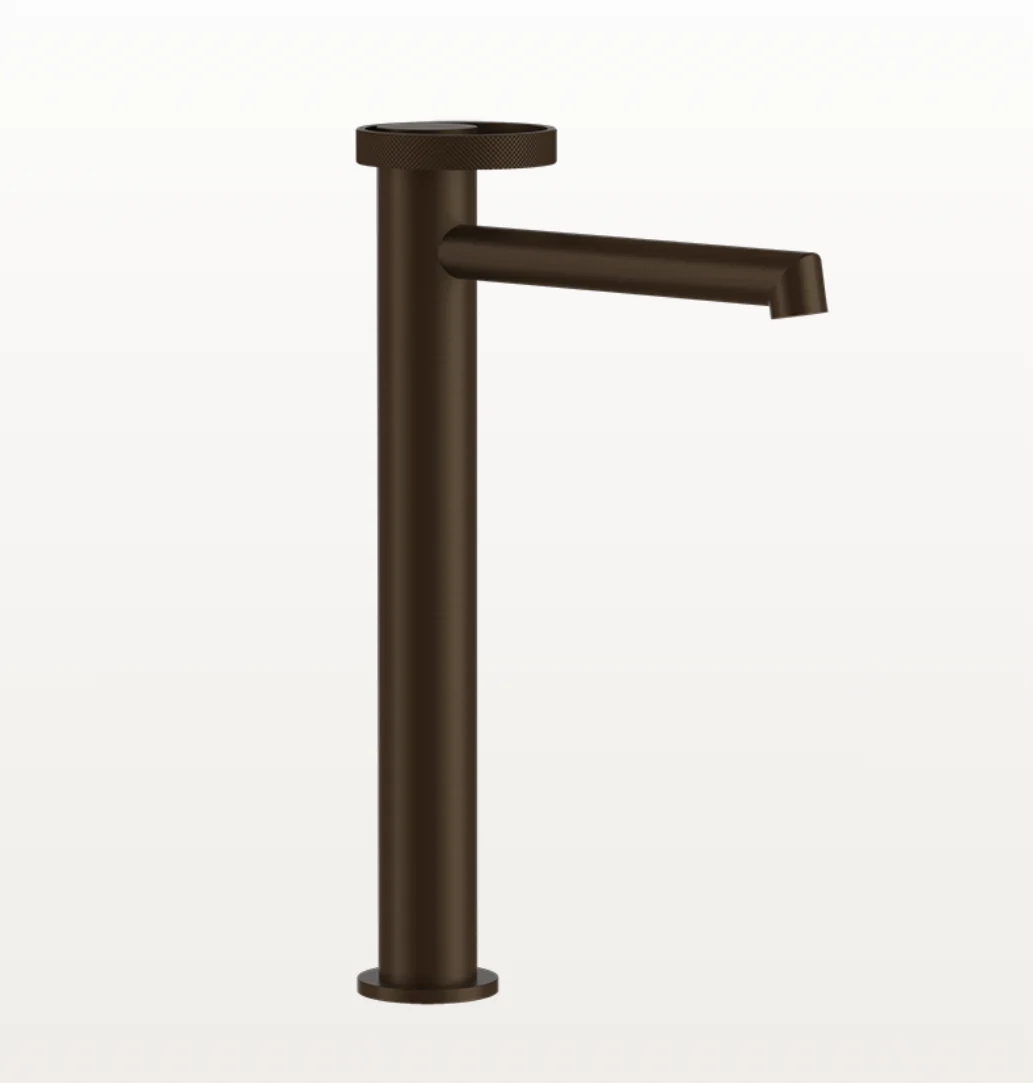Смеситель для раковины, Gessi, Anello, на раковину/столешницу, цвет-Dark Bronze