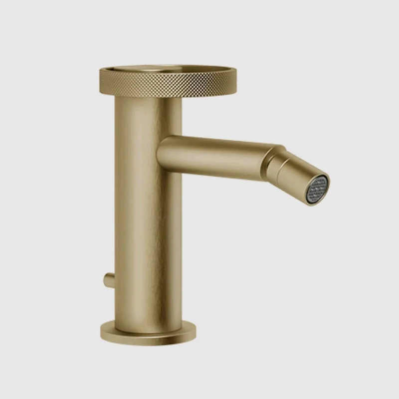 Смеситель для биде, Gessi, Anello, цвет-Warm Bronze Brushed PVD
