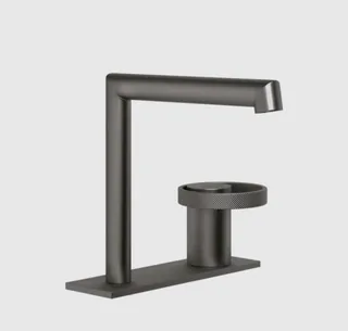 Смеситель для раковины, Gessi, Anello, цвет-Black Metal Brushed PVD — иконка