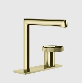 Смеситель для раковины, Gessi, Anello, цвет-Brass PVD — иконка