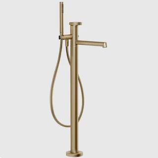 Смеситель для ванны и душа, Gessi, Anello, напольный, цвет-Warm Bronze Brushed PVD — иконка