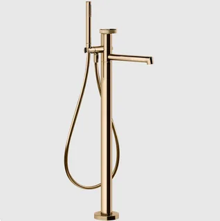 Смеситель для ванны и душа, Gessi, Anello, напольный, цвет-Warm Bronze PVD — иконка