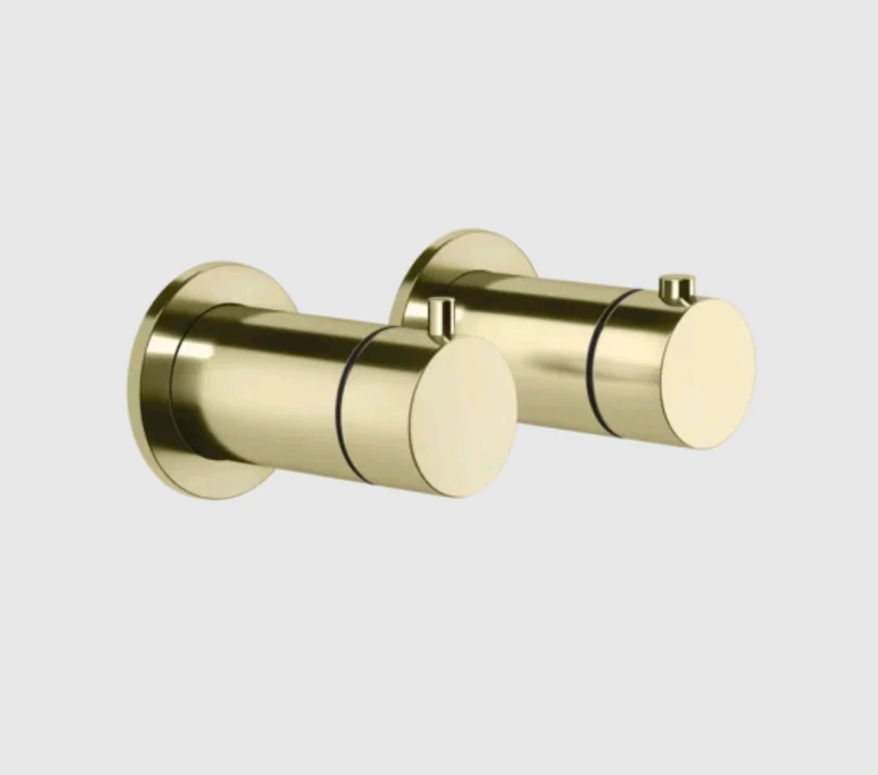 Смеситель для душа, Gessi, Anello, на 1 потребитель, цвет-Brass PVD