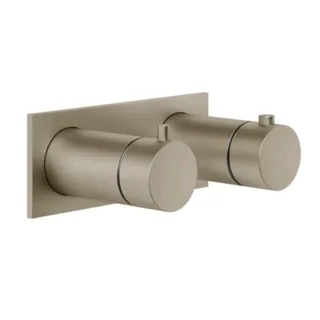 Смеситель для душа, Gessi, Anello, на 1 потребитель, цвет-Finox Brushed Nickel