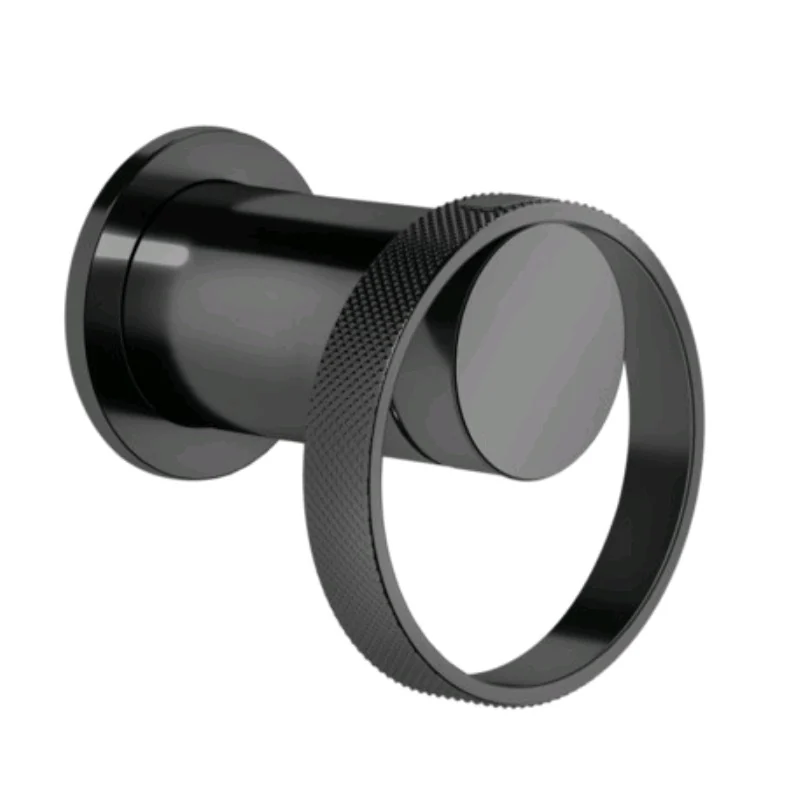Смеситель для душа, Gessi, Anello, на 1 потребитель, цвет-Black Metal PVD