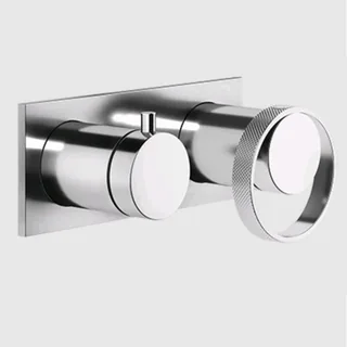 Смеситель для душа, Gessi, Anello, на 2 потребителя, цвет-хром