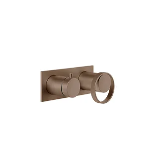 Смеситель для душа, Gessi, Anello, на 2 потребителя, настенный встраиваемый, цвет-Copper Brushed PVD — иконка