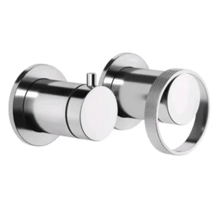 Смеситель для душа, Gessi, Anello, на 2 потребителя, цвет-хром