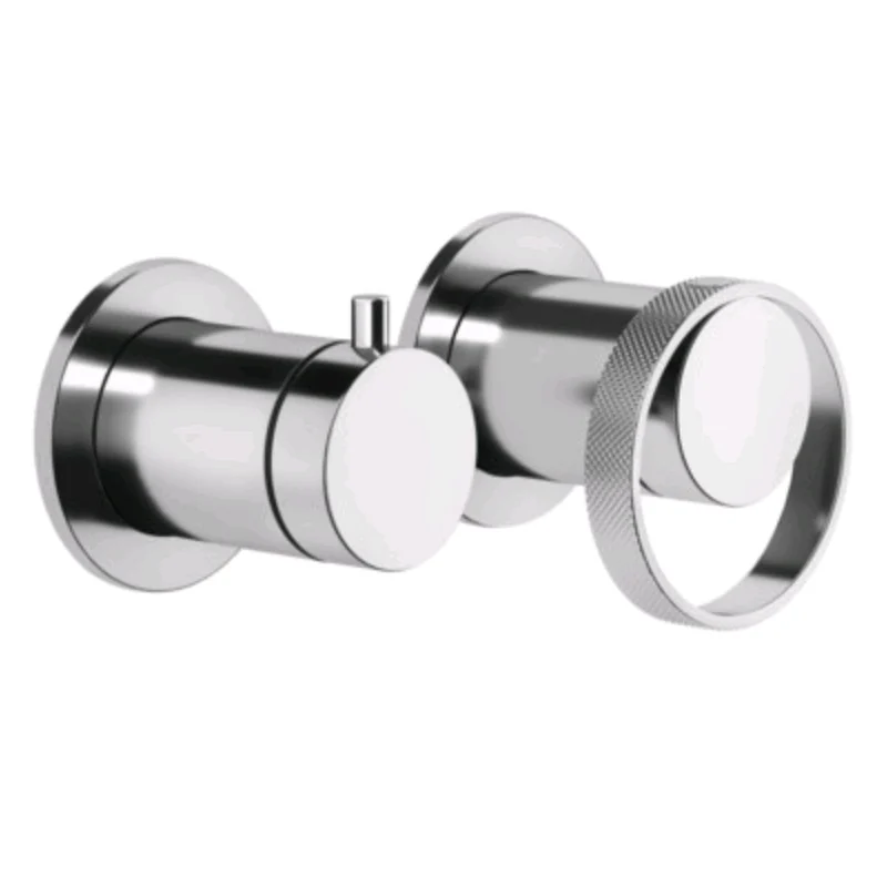 Смеситель для душа, Gessi, Anello, на 2 потребителя, цвет-хром