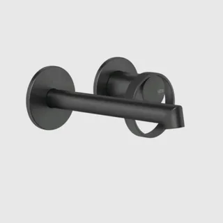 Смеситель для раковины, Gessi, Anello, цвет-черный матовый