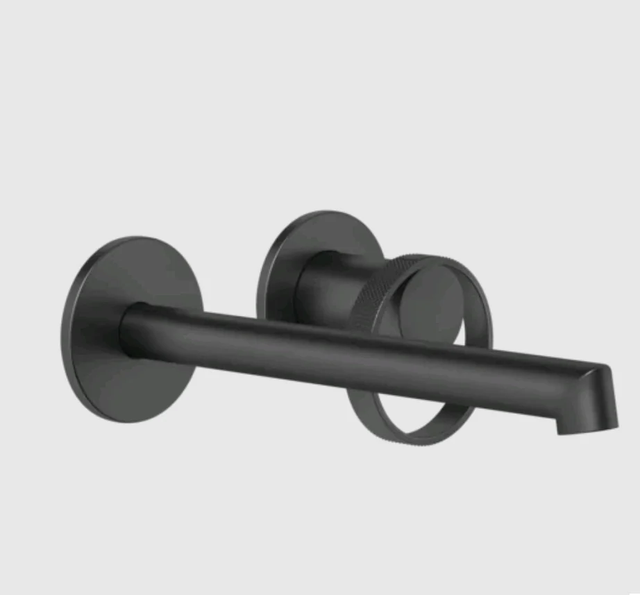 Смеситель для раковины, Gessi, Anello, цвет-черный матовый