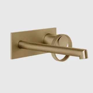 Смеситель для раковины, Gessi, Anello, цвет-Finox Brushed Nickel