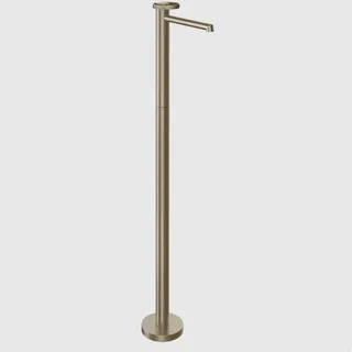 Смеситель для ванны, Gessi, Anello, напольный, цвет-Finox Brushed Nickel