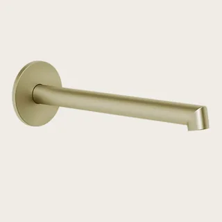 Излив, Gessi, Anello, цвет-Brushed Brass PVD