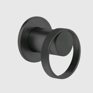 Смеситель для душа, Gessi, Anello, на 1 потребитель, цвет-черный матовый