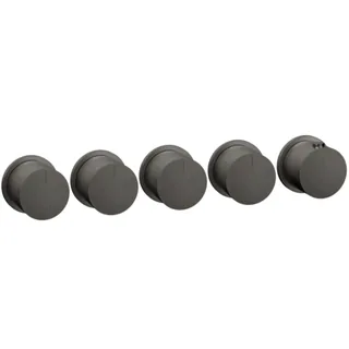 Смеситель для душа, Gessi, Anello, на 4 потребителя, цвет-Black Metal Brushed PVD (старый арт. 63438/707) — иконка
