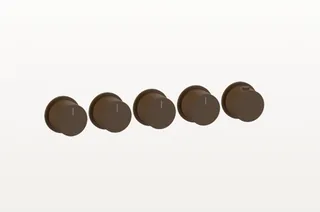 Смеситель для душа, Gessi, Anello, на 4 потребителя, настенный встраиваемый, цвет-Dark Bronze — иконка