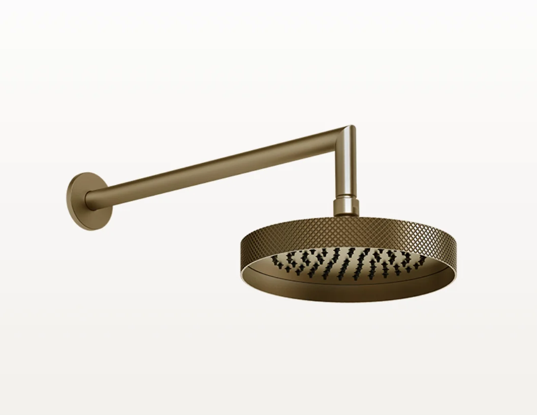 Верхний душ, Gessi, Anello, Diamantao, 218*218, цвет-Deep Bronze Brushed PVD