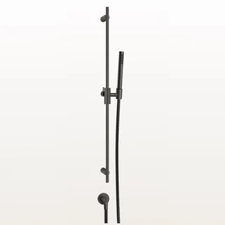 Душевой гарнитур, Gessi, Anello, 23, цвет-Black Metal Brushed PVD