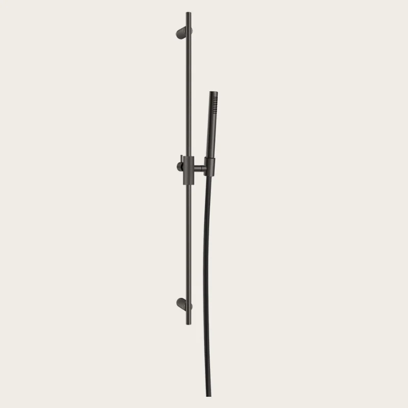 Душевой гарнитур, Gessi, Anello, цвет -Black Metal Brushed PVD