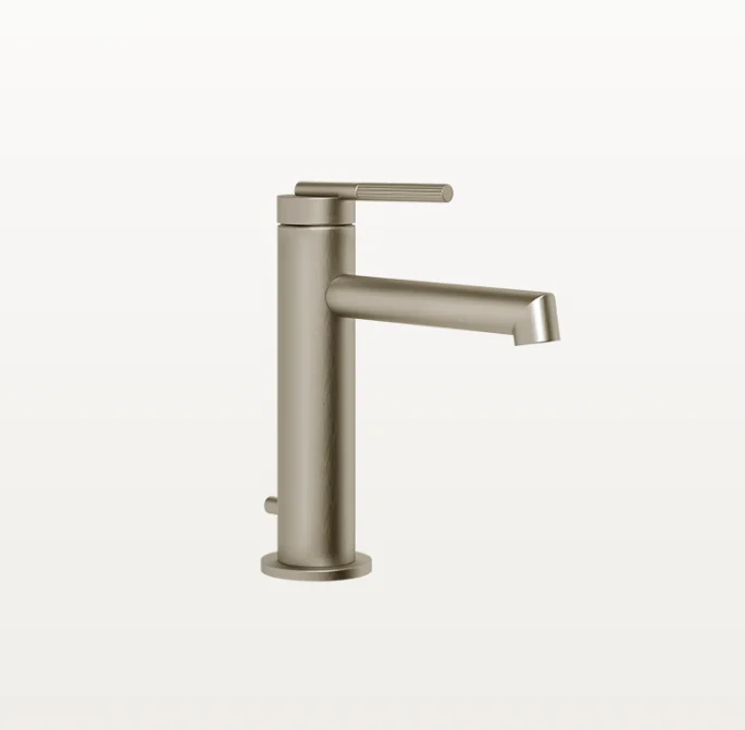 Смеситель для раковины, Gessi, Ingranaggio, цвет-Finox Brushed Nickel