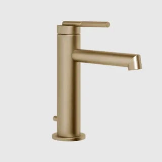 Смеситель для раковины, Gessi, Ingranaggio, цвет-Warm Bronze Brushed PVD