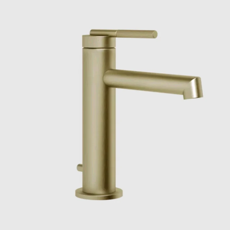 Смеситель для раковины, Gessi, Ingranaggio, цвет-Brushed Brass PVD
