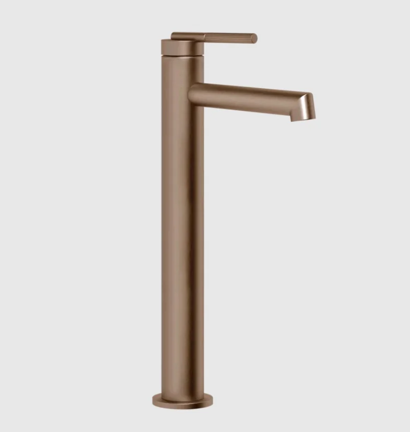 Смеситель для раковины, Gessi, Ingranaggio, цвет-Copper Brushed PVD